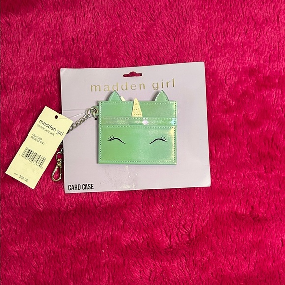Madden Girl Other - Madden Girl Mint Unicorn Card Holder